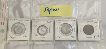 Four Coins From Japan