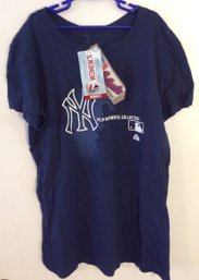 Majestic New York Yankees Women's T-Shirt Size Large New With Tags