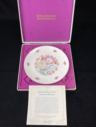 Royal Doultons 1977 Valentines Day Plate
