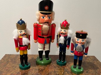 4pc Set Of Nutcrackers - Two From Germany