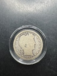 1898-S Barber Silver Quarter