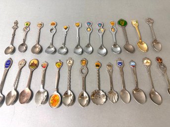25 Mini Souvenir Spoons