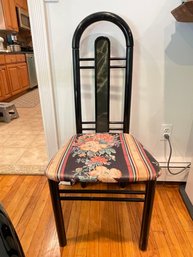 Italian Arch Top Chairs With Cushions