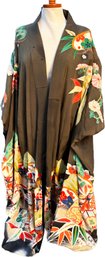A Vintage Silk Kimono By Ohmikimono - AS IS
