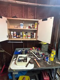 Back Garage Workbench Contents