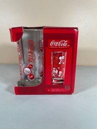 Coca Cola Vintage Drinking Glass Set