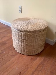 Storage Aaronic Woven Ottoman/hamper