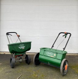 SCOTTS Turf Builder Seed And Fertilizer Drop And Broadcast Spreader