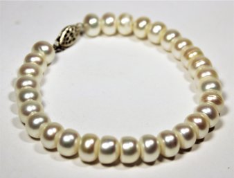 Miki Moto Cultured Pearl Bracelet 7' Long