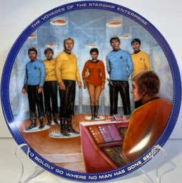 Hamilton Collection Beam Us Down Scotty Collectors Plate