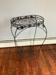 Black Metal Plant Stand/ Side Table