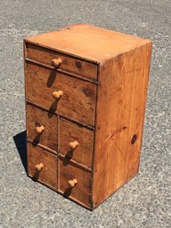 Cute Antique Rustic Pine Drawers / Stand - Great Patina - Dovetailed Corners - 101 Uses - Nice Country Piece