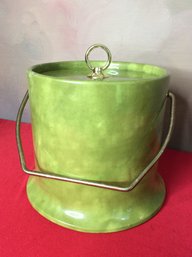 Green Vintage Ice Bucket