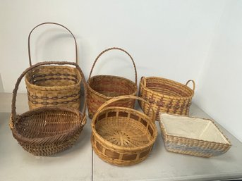 Wicker Baskets Lot 1