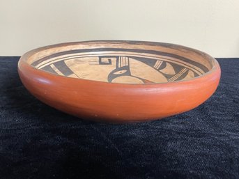 Signed Native American Hopi Bowl