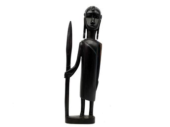 A Vintage African Wood Carving