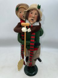 Byers Choice Carolers Bob Cratchit & Tiny Tim ~1991, 1993 ~