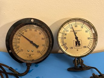 Cool Antique Temperature Gauges