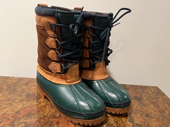 Eddie Bauer Waterproof Duck Boots - Sherpa Lined Women's Size 5