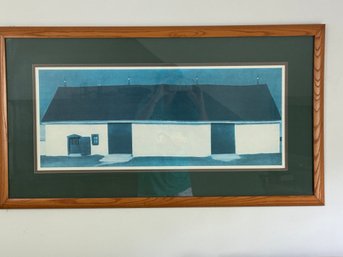 Framed Print Georgia Okeefe 1967 White Canadian Barn