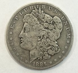1885 One Dollar USA Silver Coin