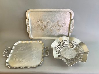 Three Piece Of Vintage Aluminum Ware