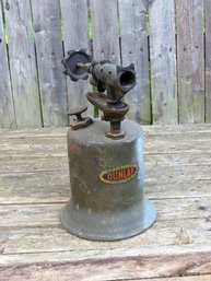 A Vintage Dunlap Brass Blow-Torch