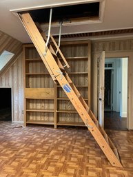 A Set Of Fold Down Attic Stairs