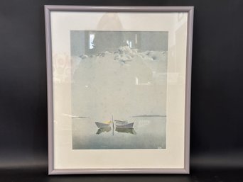 Framed Print, Small Boats