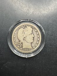 1916 Barber Silver Quarter