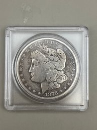 1878 Morgan Silver Dollar In Plastic Case