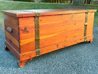 A Vintage Cedar Blanket Chest