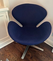Blue Modern  Egg Chair
