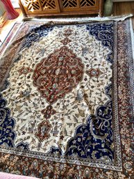 Beautiful Persian Cum Silk Carpet Area Rug 8.4ftx11ft