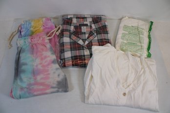 Mixed Lot Of Tye Dye Sweats, Plaid Sleepwear And More