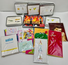 Dozens Of Unused Greeting Cards, Including Some Boxed Sets