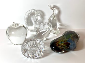 Beautiful Steuben Glass, Waterford & Art Glass Grouping