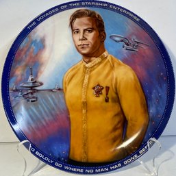 Hamilton Collection Captain Kirk Collectors Plate