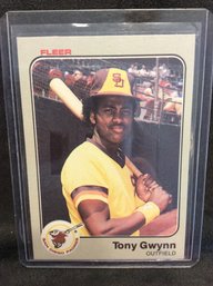 1983 Fleer Tony Gwynn Rookie Card - K