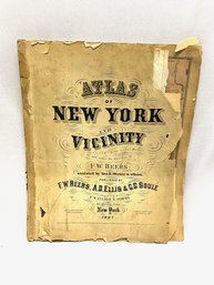 1867 Atlas Of New York & Vicinity By FW Beers