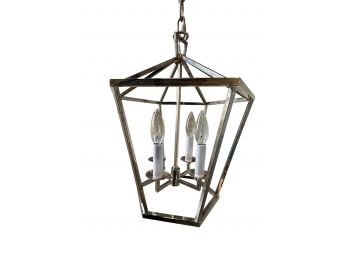 Hexagon Shaped Lantern Style Hanging Ceiling Fixture 1 Of 2