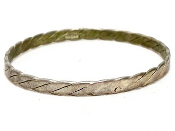 A Vintage Sterling Silver Bangle