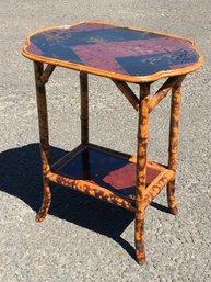 Client Paid $795 For This Fabulous Antique Victorian Bamboo Stand 1870-1890 - Beautiful Rich Warm Patina