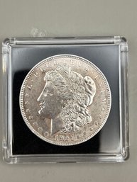 1921 Morgan Silver Dollar In Plastic Case