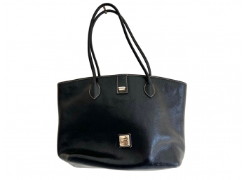 Vintage Dooney & Bourke Black Leather Handbag