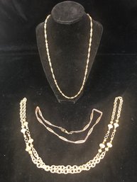 3 Piece Chain Necklace Collection