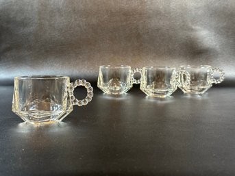 A Set Of Four Vintage Punch Cups By Heisey