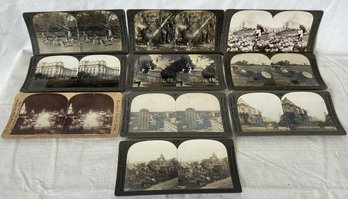 Grouping Of Antique KEYSTONE 3-Dimensional Stereoscopic Viewing Cards