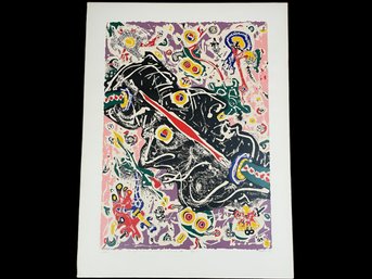 Listed Artist Alfonso Ossorio (Filipino-American, 1916-1990) Janus, 1969 Silkscreen 41/125