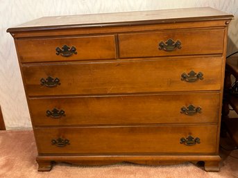 Colonial Maple 5 Drawer Dresser